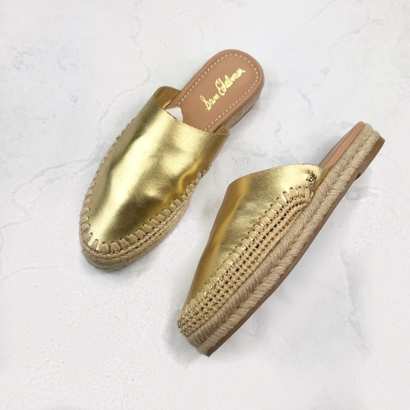 [Sam Edelman] Leather Slip On Mules - Picture 1 of 5